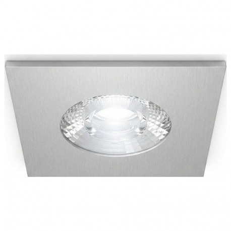 "Synergy 21 LED Deckeneinbauspot Helios silber, quadratisch, neutralweiß"