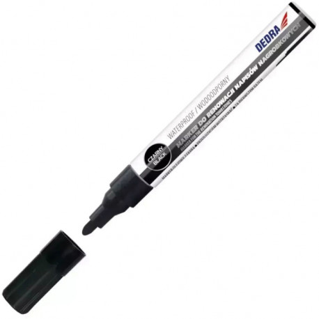 Dedra marker hauakividele 2,5mm, must