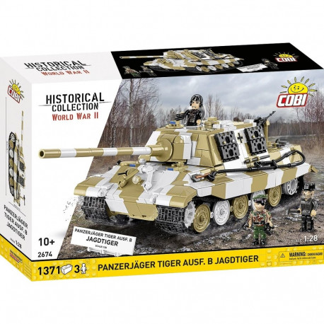 Klocki panzerjager tiger ausf.b 1371 elementy