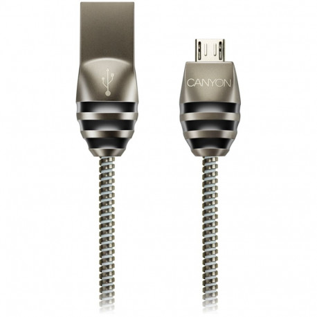 CANYON cable UM-5 MicroUSB 10W 1m Dark Grey