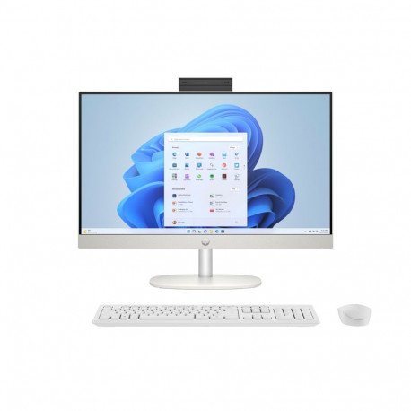 All-in-One Computer - HP 24-cr0334nw, Ryzen 7 7730U, 16 GB RAM, 512 GB SSD, White