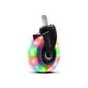 Caster Wheel - Trust 25803 Illuminated Polypropylene & Polyurethane 5Pcs