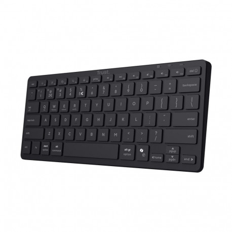 Keyboard - Trust Nado II Wireless USB & Bluetooth, Rechargeable, Black