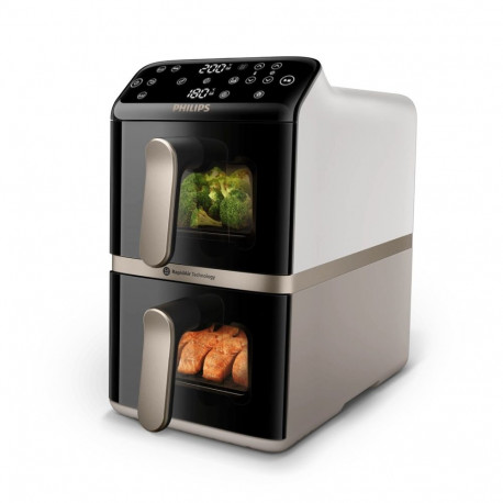 Air Fryer - Philips 4000 Series NA462/80 10L 2750W Hot Air Fryer Black