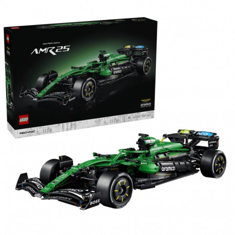 Constructor - LEGO Technic 42240 Aston Martin Aramco AMR25 F1, 1547 Elements, 260 mm, Green