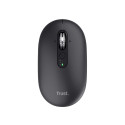 Wireless Mouse - Trust Seron Slim Multi, 3200 DPI, RF + Bluetooth, Rechargeable
