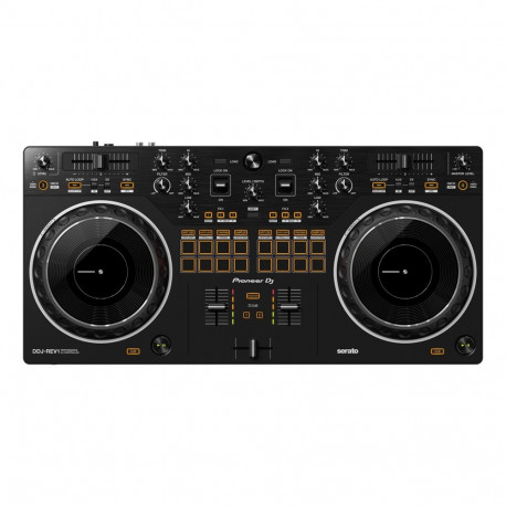 DJ Controller - Pioneer DDJ-REV1 2-Channel Mixer With Scratch Platters Black