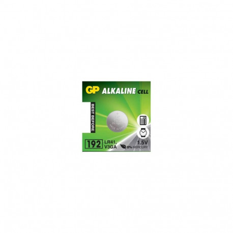 GP Battery (AG3) Alkaline button GP192/ LR41 192F-U10 (1 pcs ) 1.55V
