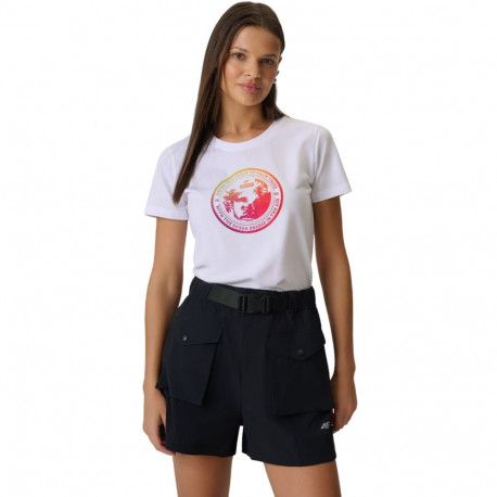 4F naiste t-särk F2718 4FWSS26TTSHF2718 10S 2XL, valge