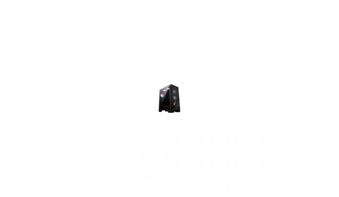 MSI arvutikorpus MAG FORGE 120A AIRFLOW miditorn, must, läbipaistev
