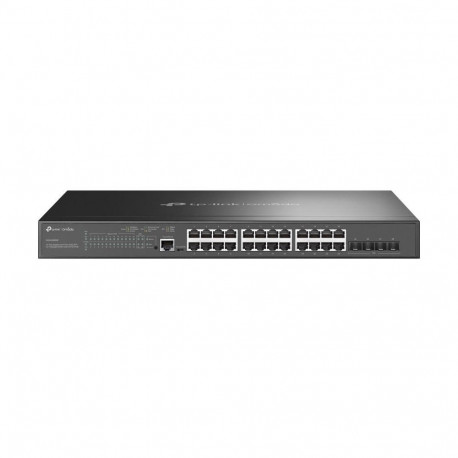 TP-LINK võrgulüliti TL-SG3428XMP Omada L2+ rööpkappi paigaldatav 24 PoE+ porti 384W 4 SFP+ porti 1 k