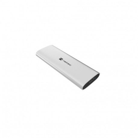 NATEC RHINO M.2 NVME LITE EXTERNAL SSD ENCLOSURE USB-C 3.2 GEN 2 ARCTIC SILVER