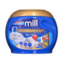 Mill dishwasher detergent set.