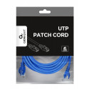 Patch cord Cat.6 UTP 5m blue