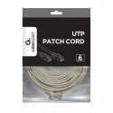Patch cord cat.6 copper UTP 10m grey