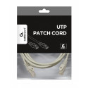 Patch cord cat.6 copper UTP 3m grey
