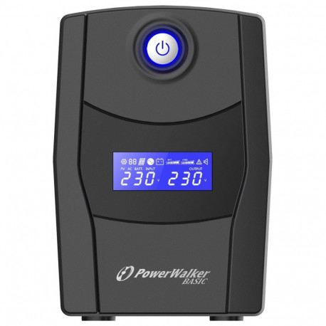PowerWalker ups VI 800 STL liin-interaktiivne 0.8kVA 480W 2 AC väljundit