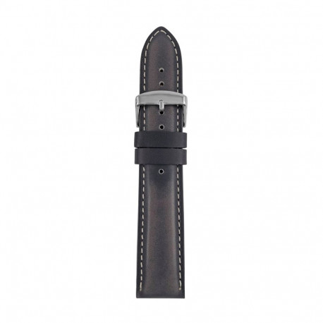 Leather strap Iron Annie blue, 22 mm
