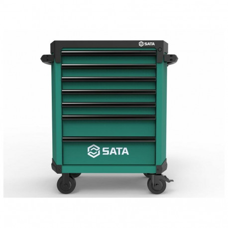 Workshop trolley 7-drawer ST95113G green