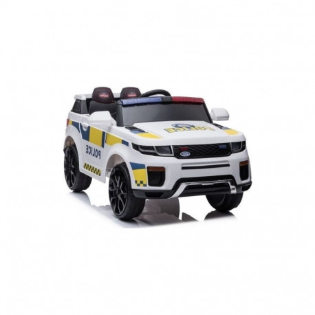 Auto Na Akumulator BBH-021 Światła LED Muzyka Pilot Policyjne Białe