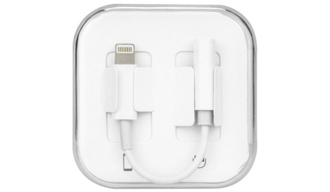 Adapter Lightning - 3,5mm, valge