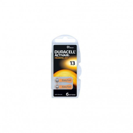 Duracell Hearing Aid 13 (A13) 6-pack