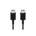 DA705BBE charging cable Type-C to Type-C, 1 m Black