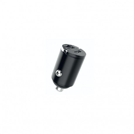 SEEK TOTI 40W Dual Type-C Port Car Fast Charger, Black
