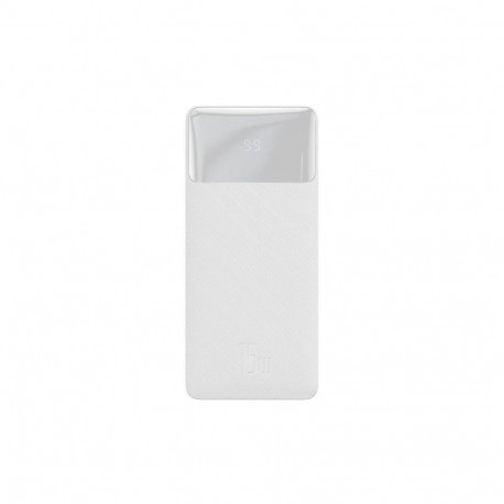 Baseus Bipow powerbank with display 10000mAh 15W (Overseas Edition) White