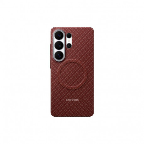 Samsung Galaxy S26 Ultra kaitseümbris KS948SR süsinikkiust magnetiga, korallpunane