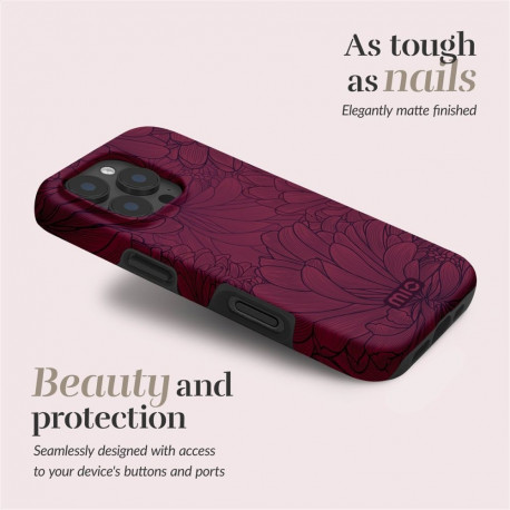 MIO MagSafe-ühilduv ümbris iPhone 16 Plus jaoks Berry Blooms