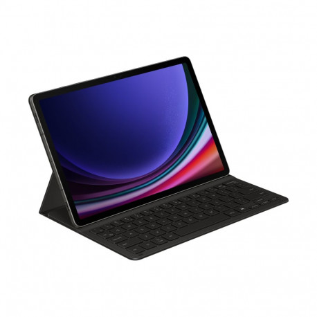 DX720UB Book Cover Keyboard Slim Samsung Galaxy Tab S9/S9 FE/S10 FE/S10 Lite, Black