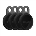 Chipolo LOOP – Rechargeable Bluetooth Tracker with Silicone Loop for iOS & Android, 4col_Charcoal