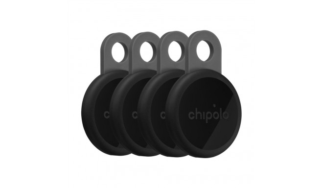 Chipolo Bluetooth-jälgija LOOP laetav silikoonist aasiga iOS-ile ja Androidile, söehall
