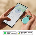 Chipolo Bluetooth-jälgija LOOP taaslaetav silikoonist aas iOS-ile ja Androidile, mündiroheline