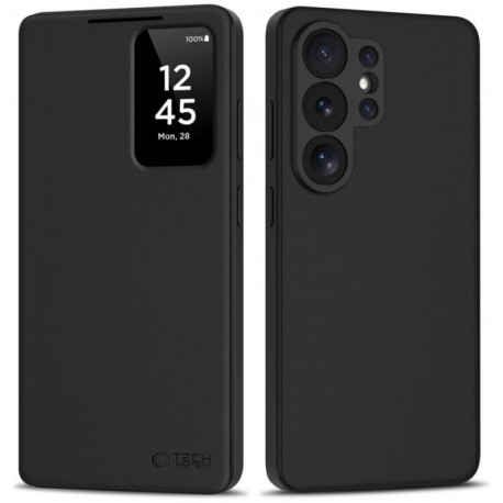 Tech-Protect kaitseümbris Smart Clear View Samsung Galaxy S26 Ultra, must