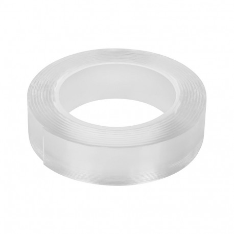 Dwustronna taśma montażowa REBEL (1 mm x 19 mm x 1,5 m) transparentna