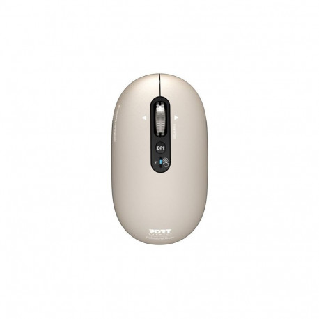 PORT CONNECT Mouse | PURE MAC | Wireless | Bluetooth | Beige Perle