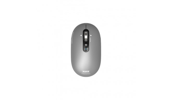 PORT CONNECT Mouse | PURE MAC | Wireless | Bluetooth | Gris clair