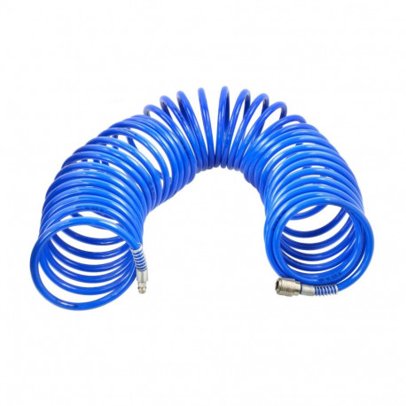 Geko G01162 air hose PU 12x8mm, 20m, 1/4" quick connector, 8 bar, -40°C to +120°C
