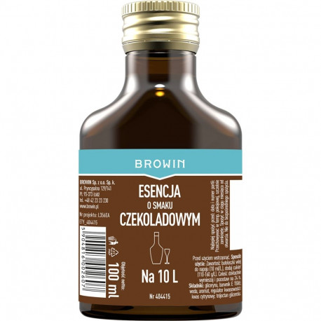 Browin Chocolate Essence 404415, 100 ml, makes 10 L drink, economical, deep aroma