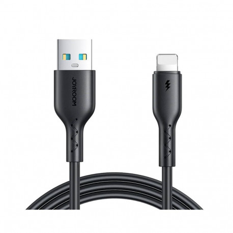 Cable Flash Charge USB to Lightning Joyroom SA26-AL3/ 3A / 1m (black)
