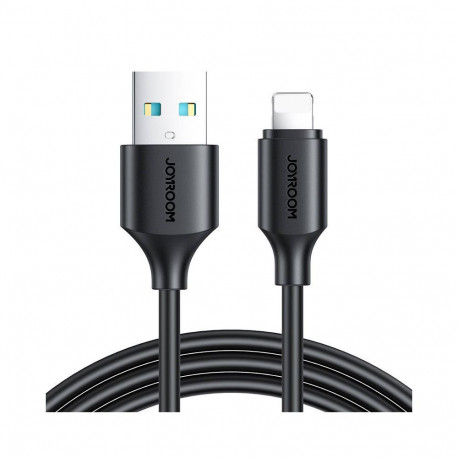 Cable to USB-A / Lightning / 2.4A / 0.25m Joyroom S-UL012A9 (black)