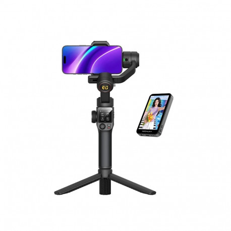 AOCHUAN S3 Gimbal with Additional Screen (Black)