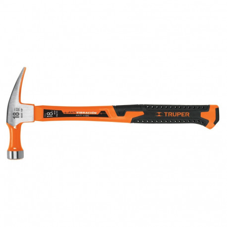 Carpenters hammer with extra long neck, fiberglass handle 510g Truper®