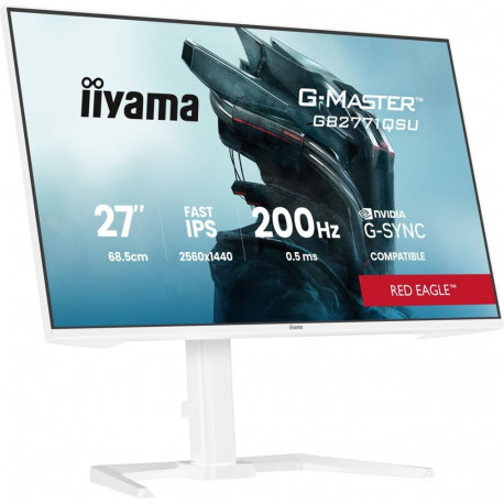 Monitor - IIYAMA G-MASTER GB2771QSU-W1 27" 2560x1440 200Hz FreeSync White