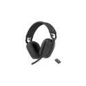Headset - Logitech Zone Vibe Wireless, Bluetooth, Noise-Canceling, Graphite