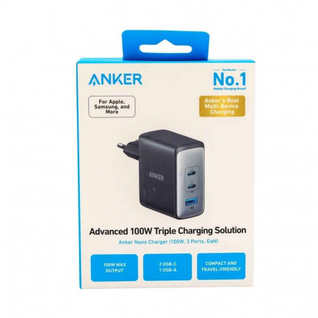 Charger - Anker 736 Nano II 100W Dual USB-C Fast Charging