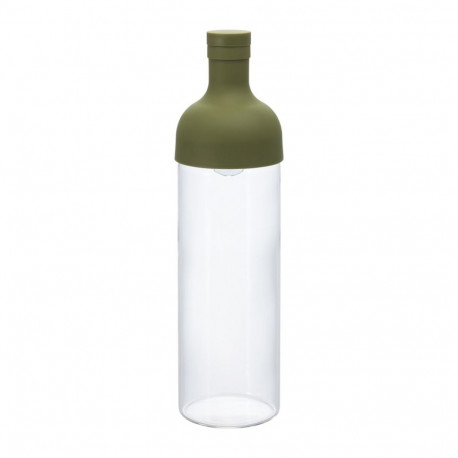 Beverage Infuser Bottle - HARIO Cold Brew Tea 750ml Filter Bottle 750 ml, Olive Green