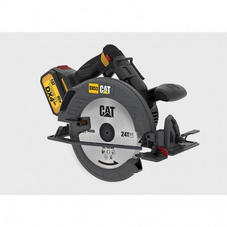 Circular Saw - Caterpillar CAT DX53B (without battery), 18.5 cm Blade, 6.5 cm Cutting Capacity, 3.7 